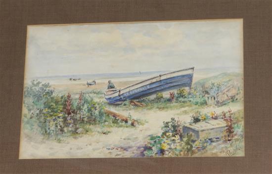 R Ventrea Coastal scene 7 x 10in.